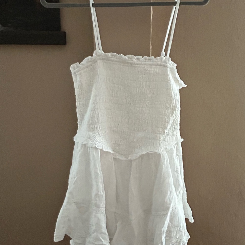 American Eagle Ruffled Romper, Size M, NWOT